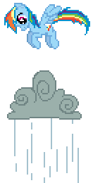 レインボーダッシュは雨です！(Click to see!)