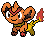 004 - Cuberas, the Fire/Normal type starter.