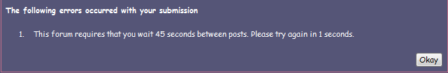 1 second? ...