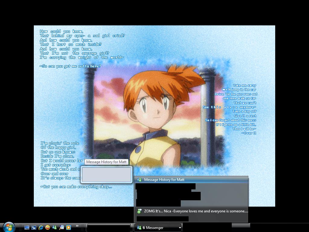 123screenie
This is an older screenshot of my desktop. I like this wallpaper too :)