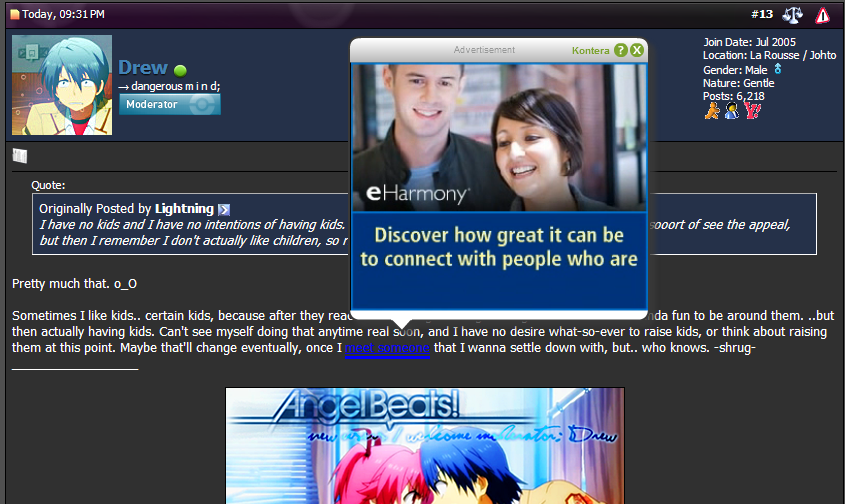 2010 - PC wants to hook me up, apparently.
