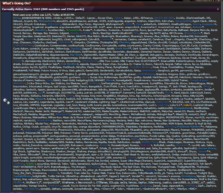 2010 - Server overload.