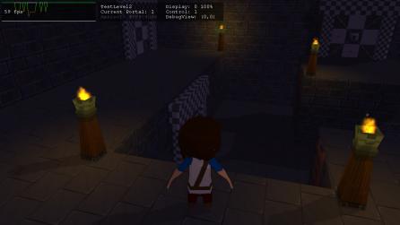 3 ShadowMapping : Shadows on a test level