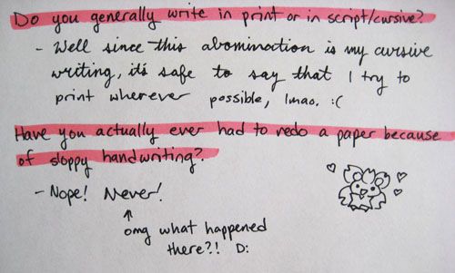 [PokeCommunity.com] Sorry, you have to redo your paper. It's way too sloppy.