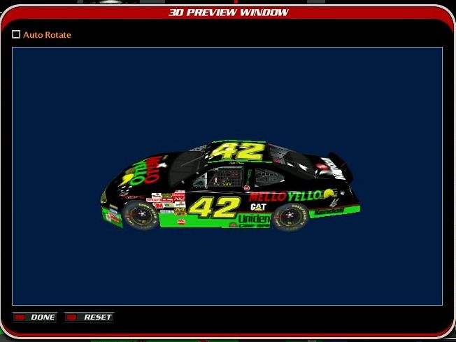 #42 Mello Yello Pontiac, my personal favorite race car.