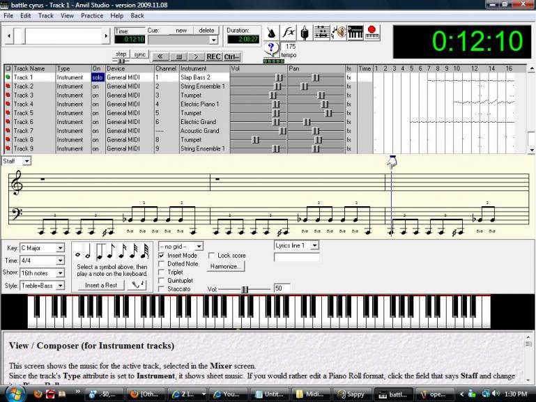 [PokeCommunity.com] How to make multiple instruments in a single midi track using anvil studio