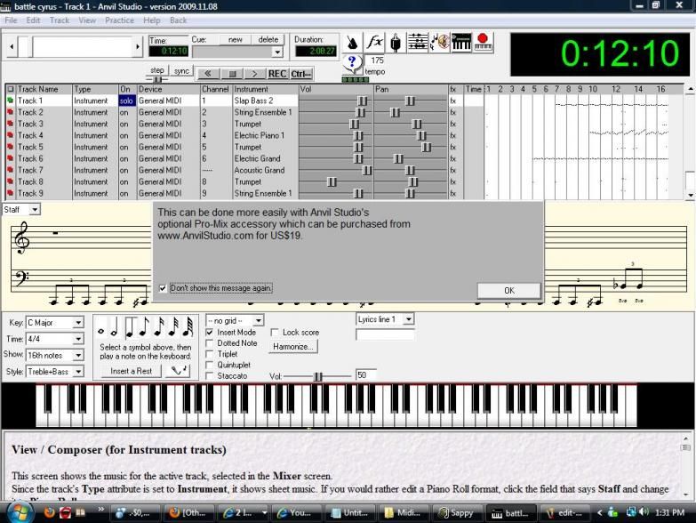 [PokeCommunity.com] How to make multiple instruments in a single midi track using anvil studio