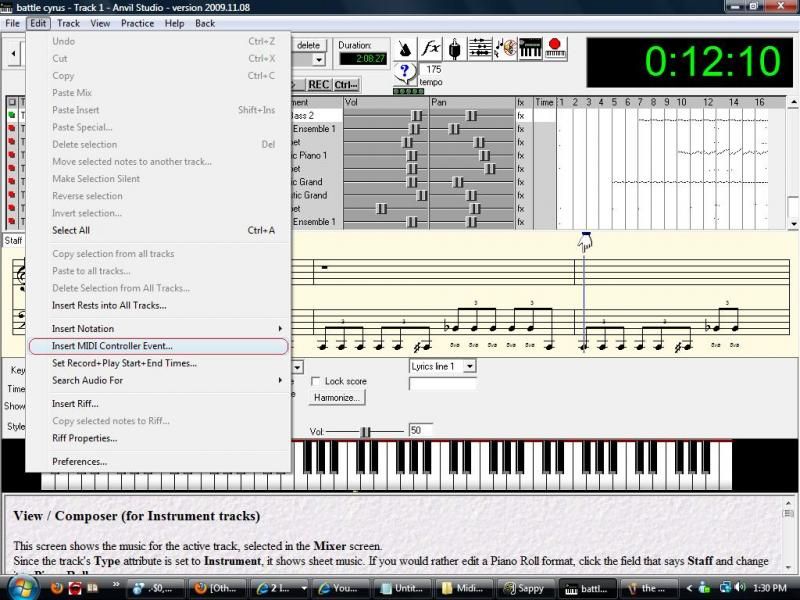 [PokeCommunity.com] How to make multiple instruments in a single midi track using anvil studio