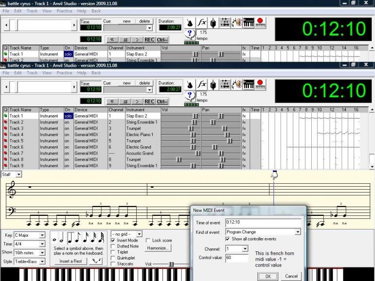 [PokeCommunity.com] How to make multiple instruments in a single midi track using anvil studio