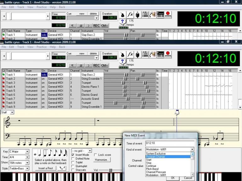 [PokeCommunity.com] How to make multiple instruments in a single midi track using anvil studio