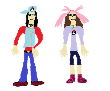 7th Generation Pokemon Trainers Starting the Game