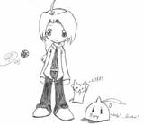A cute picture of Edward, his...erm...brother's (Alphonse's) head, and a spazzing cat. Made with pen, and not too old. See how lifeless Ed is? XD