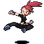 A fighting/fire elite master, she is Flint's younger sister