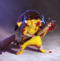 A killer pikachu