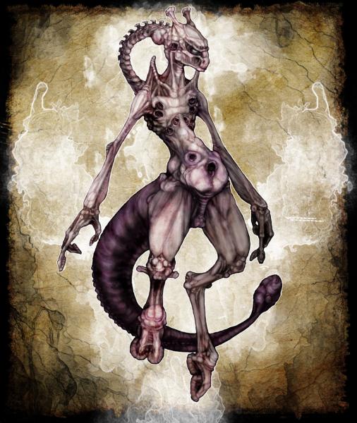 A lifelike interpretation of Mewtwo.