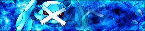 A Metagross banner..