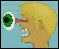 A portrait of me with blonde hair.