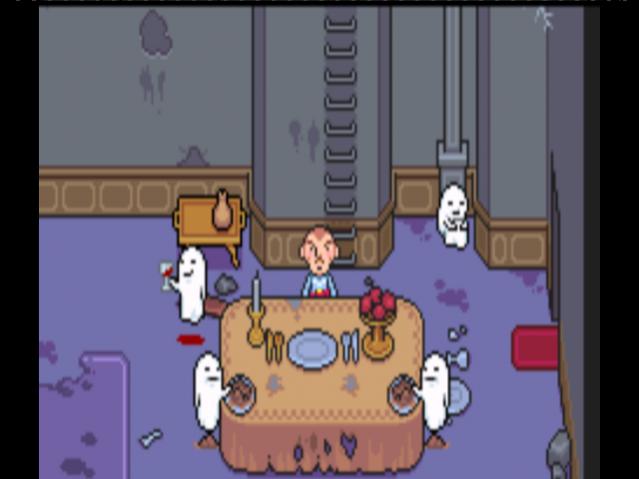A random screenshot from Oshoe Castle. I'm joining the ghost party!^^