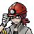 A Roark sprite I made based off the original art. c:
