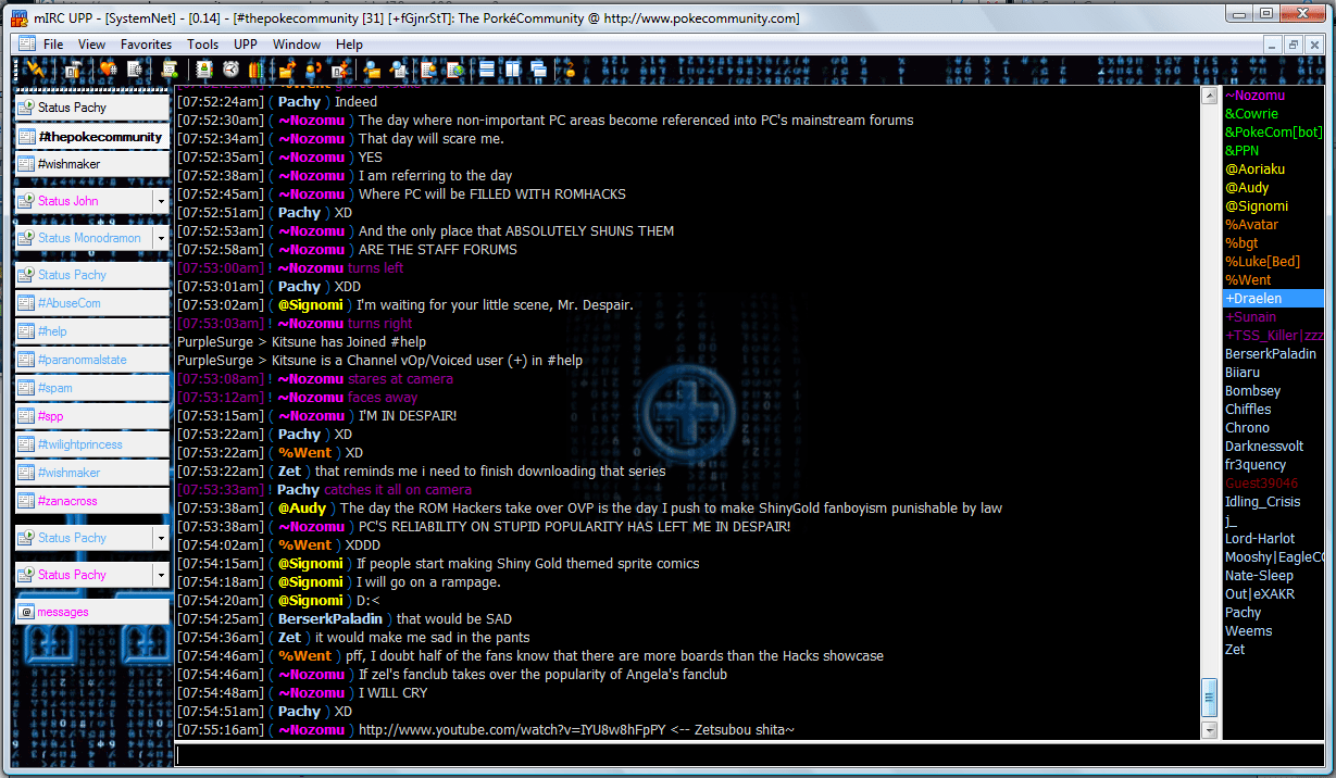 A screenie of Jake anti-obsessing over shiny gold n00bs XDD