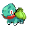 A Turtwig disguided as a Bulbasaur