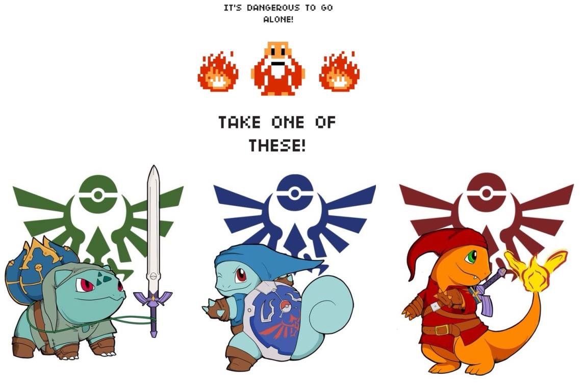 A Year Of Funny Pictures: Link x Pokemon crossover