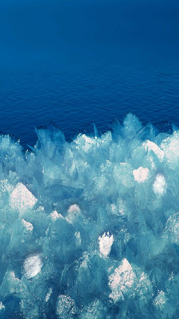 Abstract Crystal Lake Blue Ice Pattern Background iphone 8 plus wallpaper ilikewallpaper com