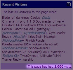 After two months...
In the exact day where I joined PC,
I've finally hit 1,000 visits in my profile page.