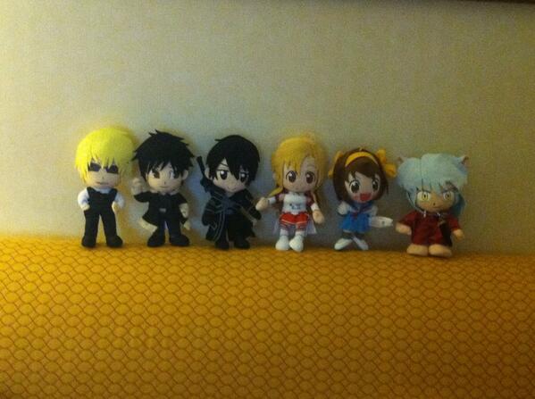 All of the plushies I got this year!