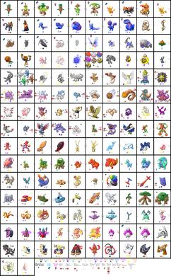 All Sprites Grid
