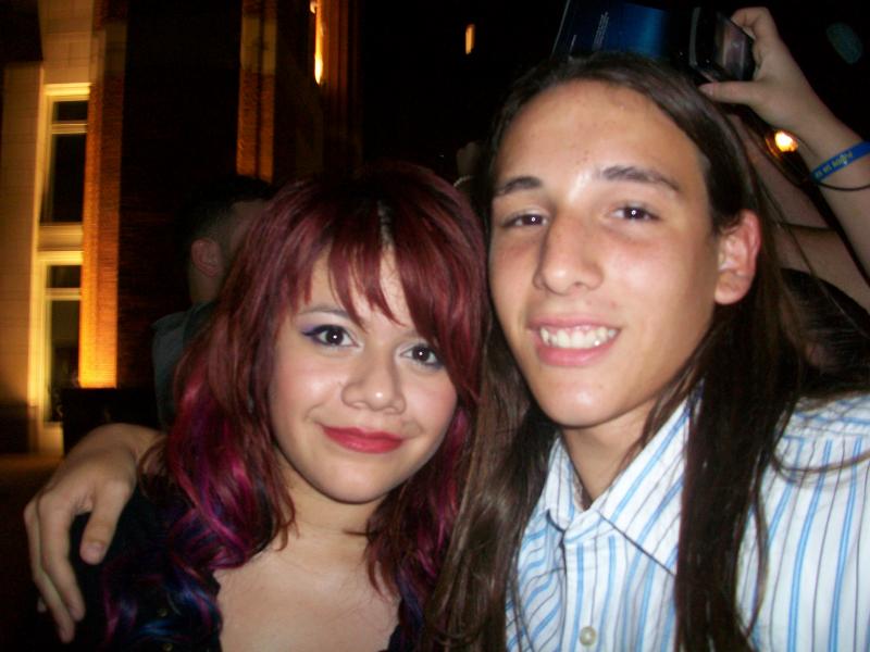 Allison Iraheta from American Idol and I. <333