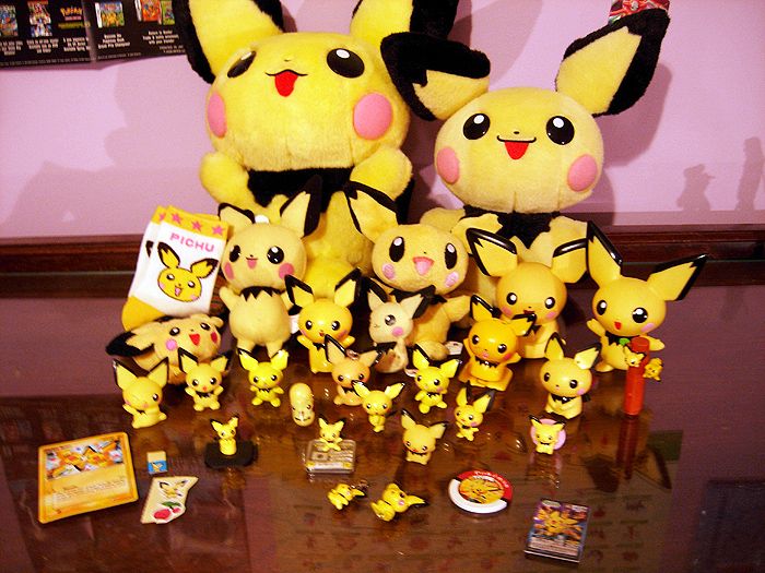 Almost all my Pichu stuff :D