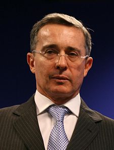 Alvaro Uribe 
President of Colombia