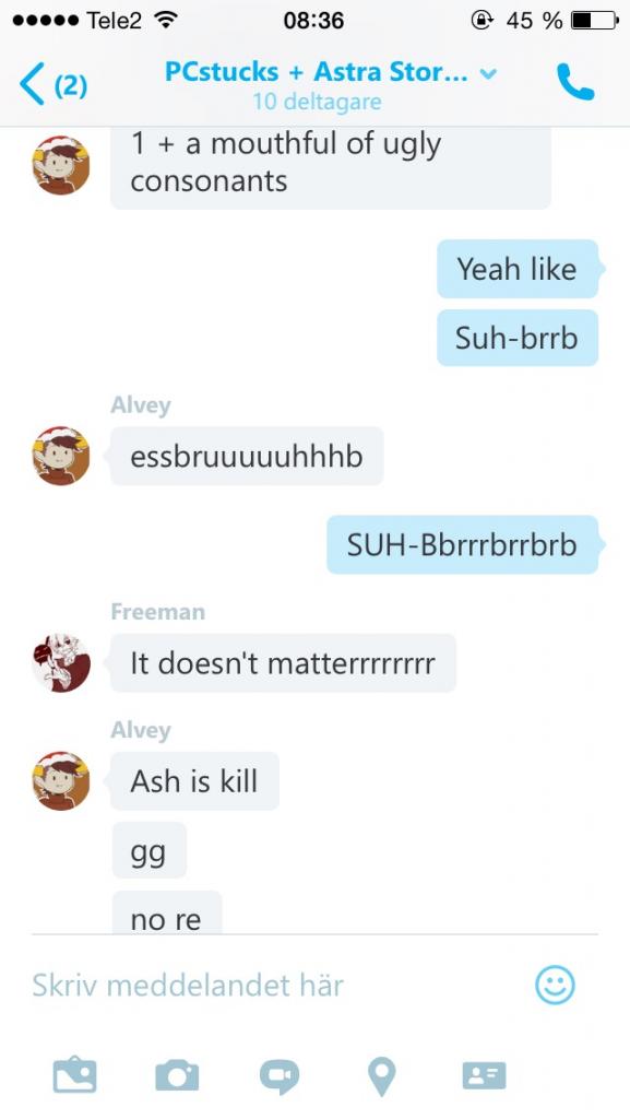 Alvey crushing people with different opinions (Ash is my RP char)
;D
