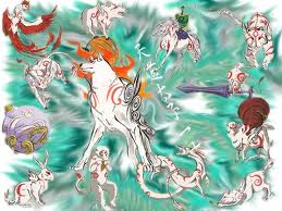 Ammy and the brush gods! They allow her to use powers with the Celestial Brush, like thunder and fire and water.