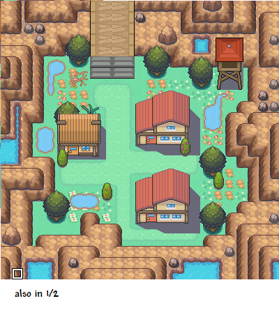 an old town that the player would have run in an idea i had