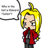 Another Edward pic. Mocking the Twilight series. Heh.