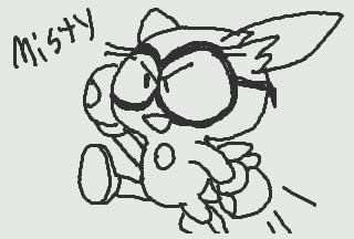 Anyone from FurAffinity recognize my old Pokémon OC, named Misty the Sneasel?