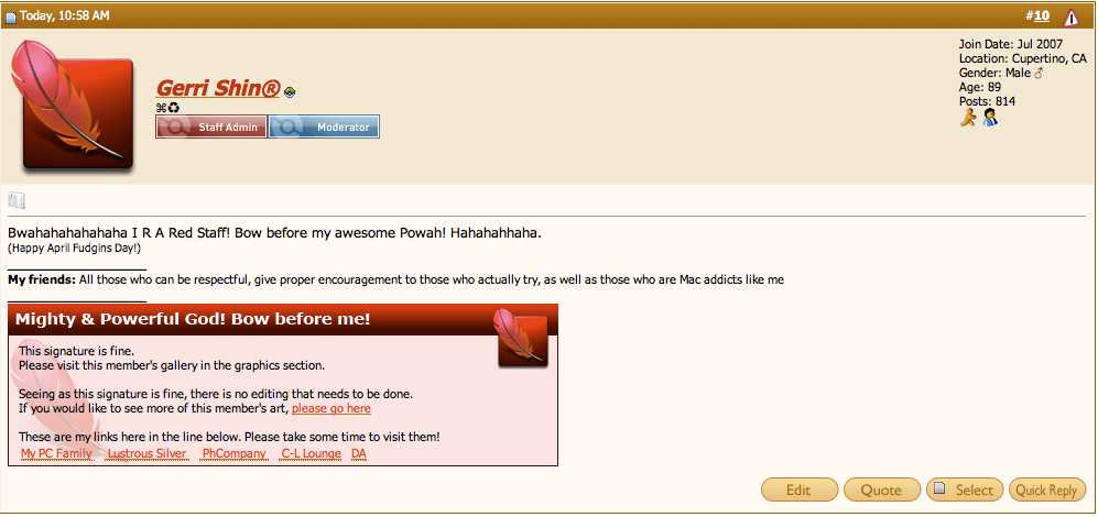 April fools day 2008!