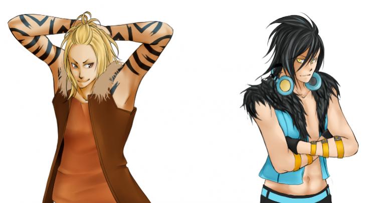 Arcanine (♂) and Luxray (♂)

Luxray's design belongs to inkpuddle.