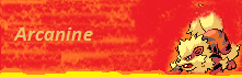 Arcanine mini banner