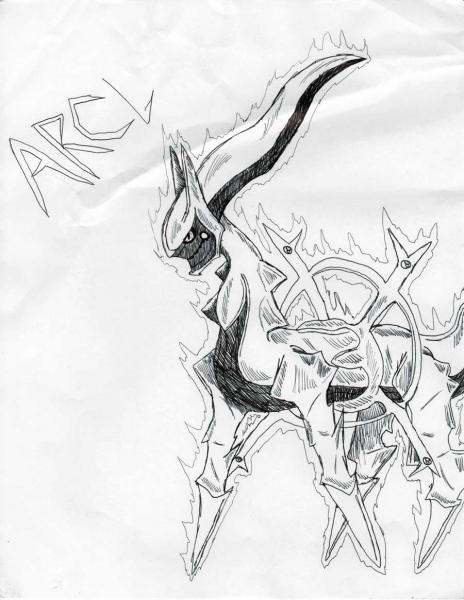 Arceus is angry