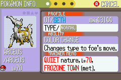 Arceus Pokesho