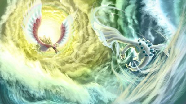 artwork ho oh lugia