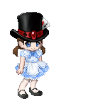 As Alice in Wonderland (Top Hat with playing cards) (small version)