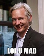 assange lol u mad