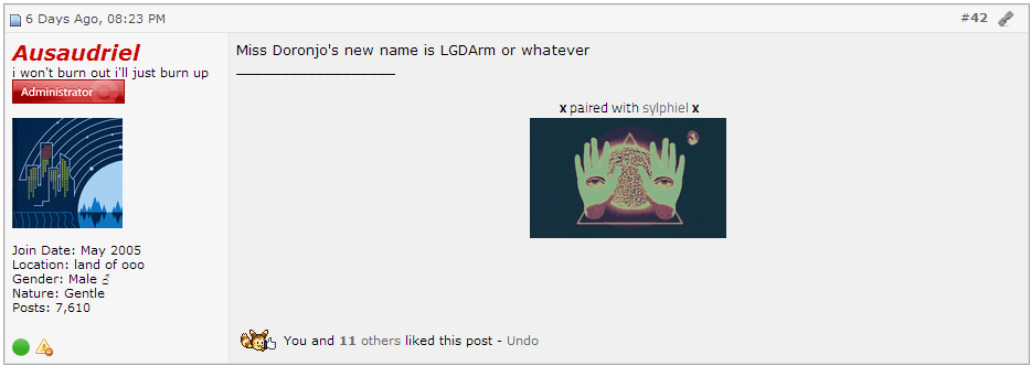 Audy being the boss he is. srsly