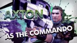 Axton as the Commando