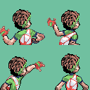 Back sprite for Sean. gotta love that hair!