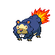 Bidoof + Quilava